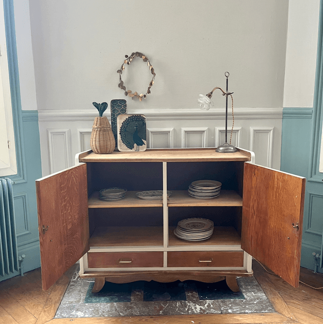 Buffet en chêne massif / commode / enfilade 