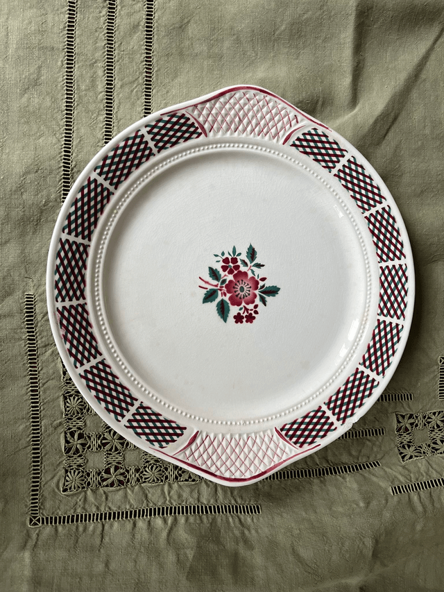 Service l' Amandinoise - lot de 5 plats de service années 50